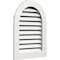 Ekena Millwork Round Top Gable Vent Functional, PVC Gable Vent w/ 1" x 4" Flat Trim Frame, 22"W x 32"H GVPRT22X3201FUN - alternate 4